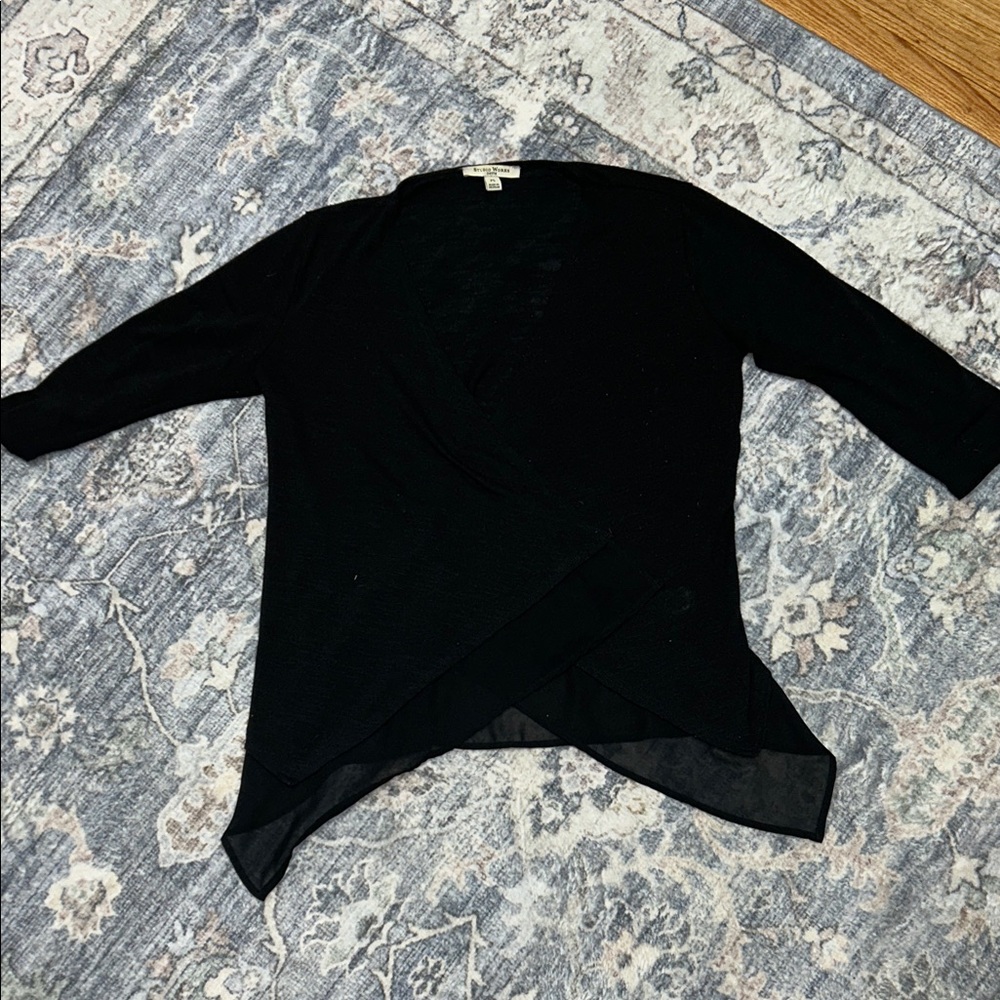 Studio Works Black Petite Top